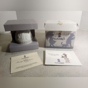 LLADRO Christmas Limited Edition Porcelain Bell Ornament 1995 Spain